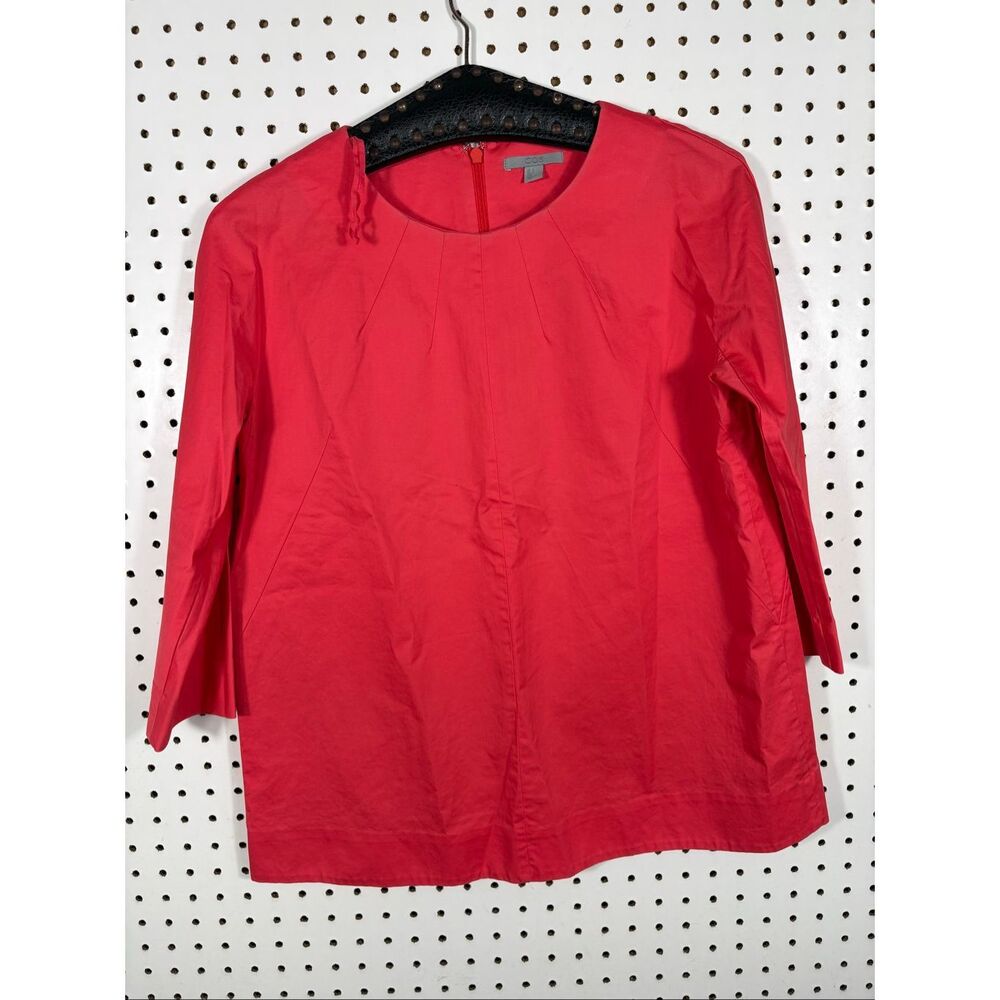 COS cotton tunic pop over top size 6